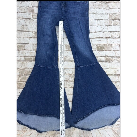Free People Jeans Extreme Flare Float On Wide Leg 26 - Picture 3 of 7